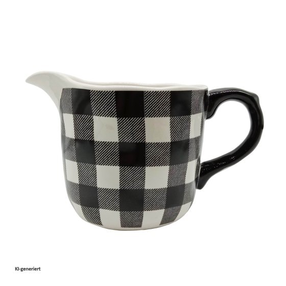 Milchkrug aus Keramik 800 ml Squares 
