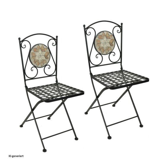 Metallstuhl 2er Set Marokko 