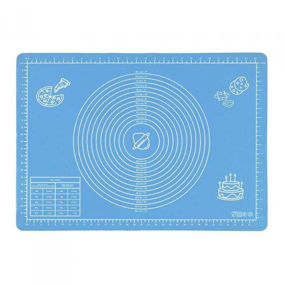 Antihaft-Backmatte, 70 x 50 cm, inkl. Teigschaber und Rezeptheft 