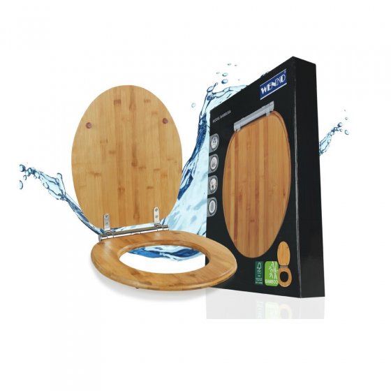 WC-Sitz Mod. Bambusa, aus Bambus 