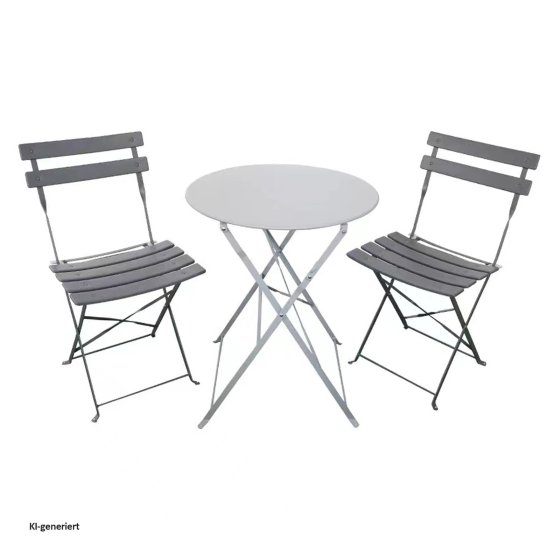 Bistroset 3-teilig Cavo Grau 