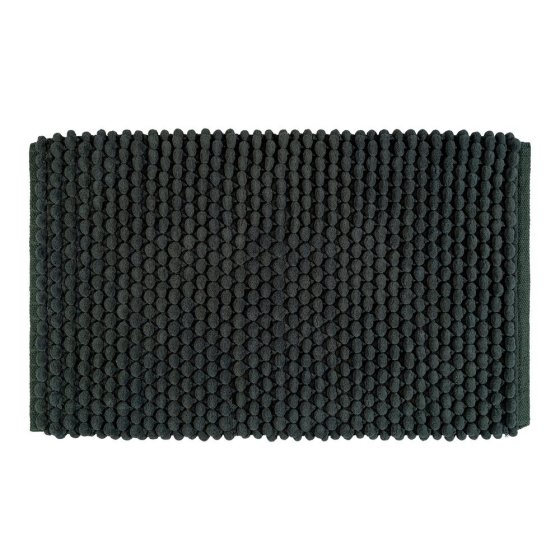 Badteppich Mod. Solivo Dunkelgrün, 50 x 80 cm, rutschfest und waschbar bis 30 °C 