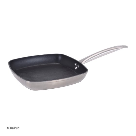 Grillpfanne Viereckig Aluminium 