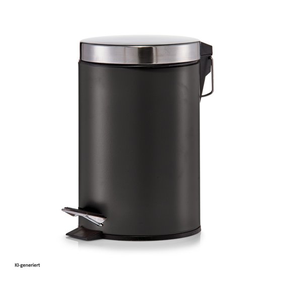 Kosmetikeimer 3 Liter Schwarz Matt 