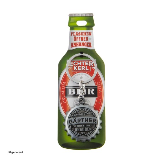 Echter Kerl Flaschenöffner Gärtner 