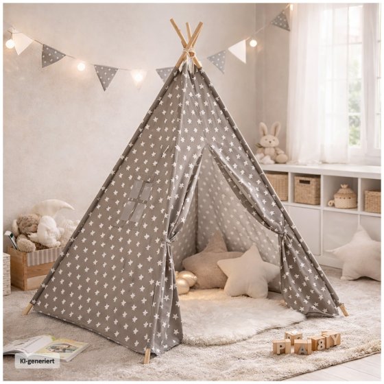Kinderzimmerzelt Tipi Stars 