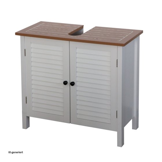Waschbeckenunterschrank Bambus 