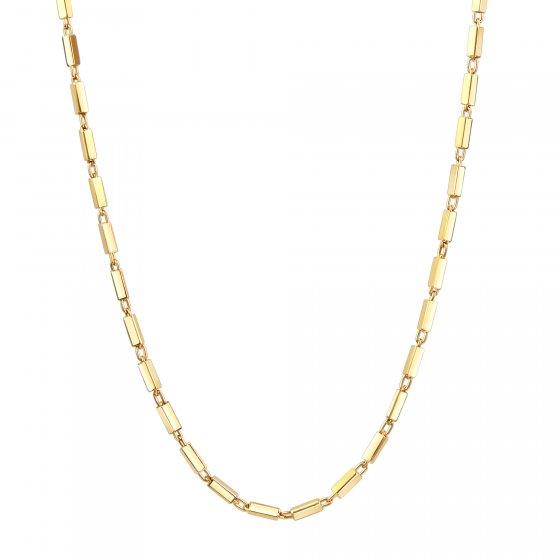 Kette 925/- Sterling Silber vergoldet Stäbchen 