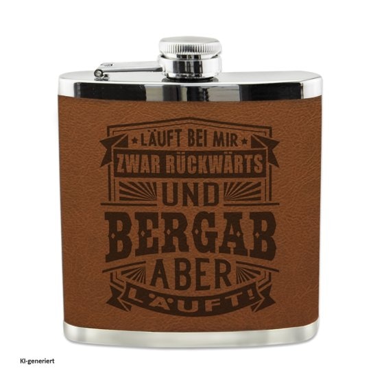 Echter Kerl Flachmann läuft bei mir 
