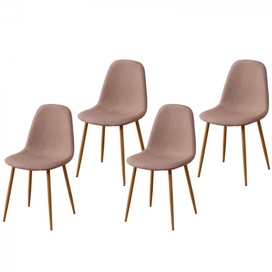 Stuhl SavannahW 4er Braun