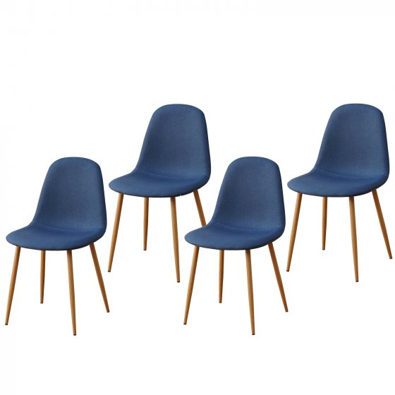 Stuhl SavannahW 4er Blau