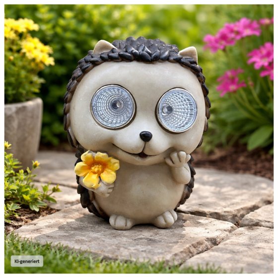 Solar-Gartenfigur Igel 