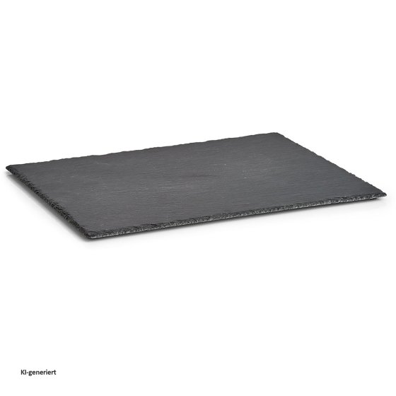 Servierplatte, rechteckig Schiefer 