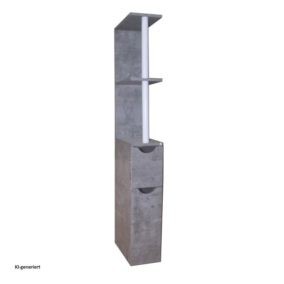 Raumteilerregal 118 cm Thekla Beton 