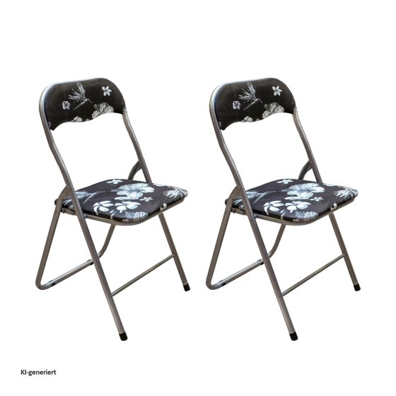 Klappstuhl Dima Blume 2er-Set 