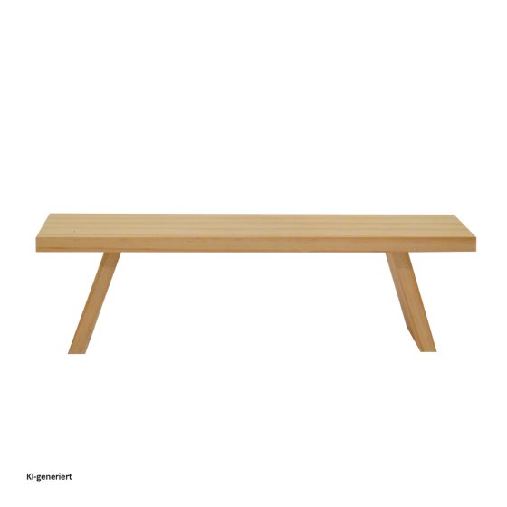 Schwibbogenbank aus Holz 40 cm Natur 