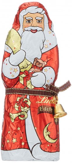 Lindt Weihnachtsmann Edelbitter aus Edelbitterschokolade 125g 3er Pack 