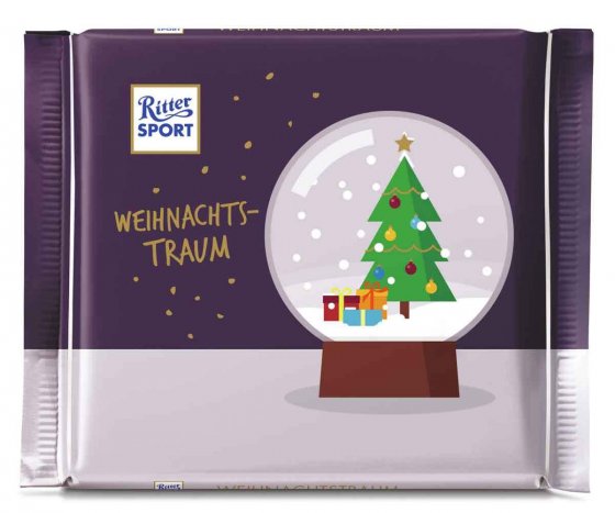 Ritter Sport Weihnachtstraum mit weihnachtlicher Gewürzmischung 145g 