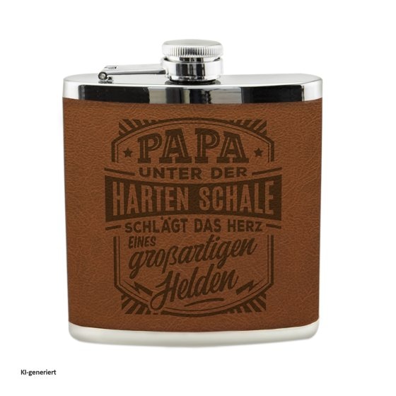 Flachmann Echter Kerl Papa 