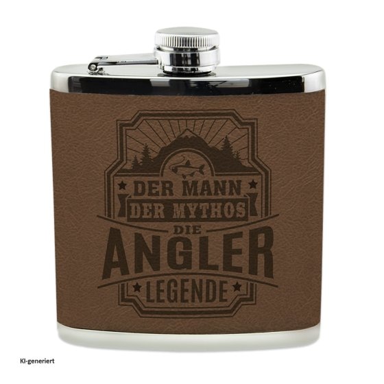 Echter Kerl Flachmann Angler 