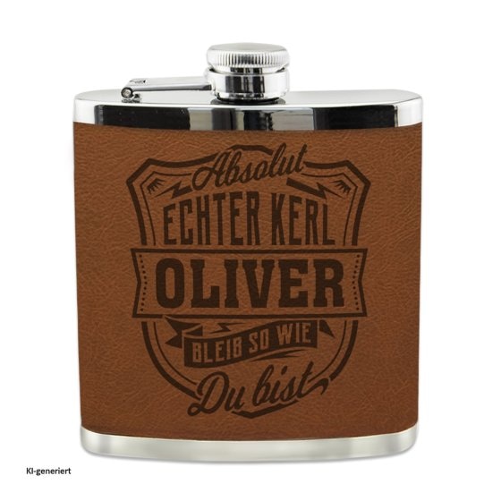 Echter Kerl Flachmann Oliver 