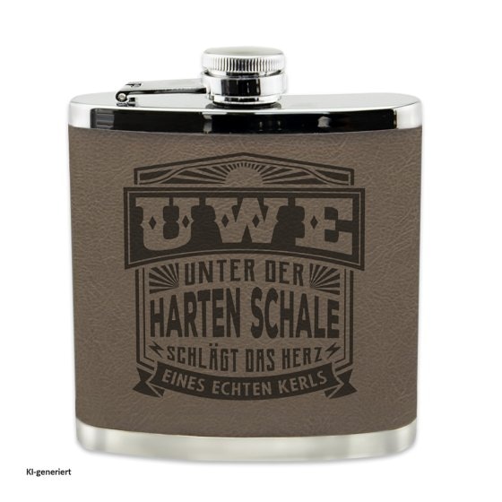 Echter Kerl Flachmann Uwe 