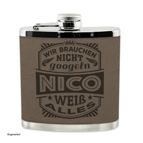 Echter Kerl Flachmann Nico 