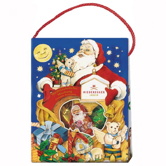 Niederegger Täschchen Weihnachtliche Mischung mit Marzipan 95g 