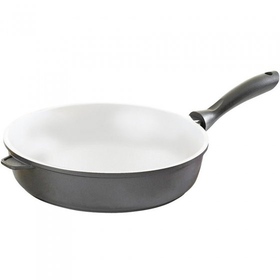 Krüger Aluguss Schmorpfanne aus Serie Oslo Keramik beschichtet 28cm 