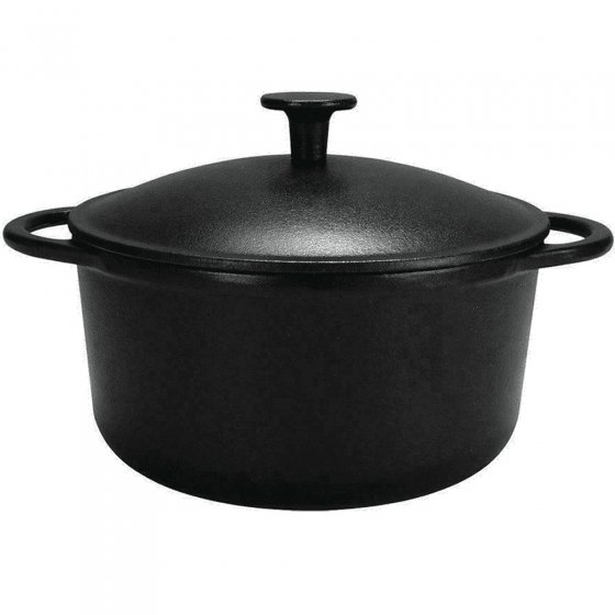 Krüger Fleischtopf Gusseisen Serie Rustica Emailleversiegelt 24cm 