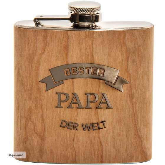 Flachmann Bester Papa der Welt 