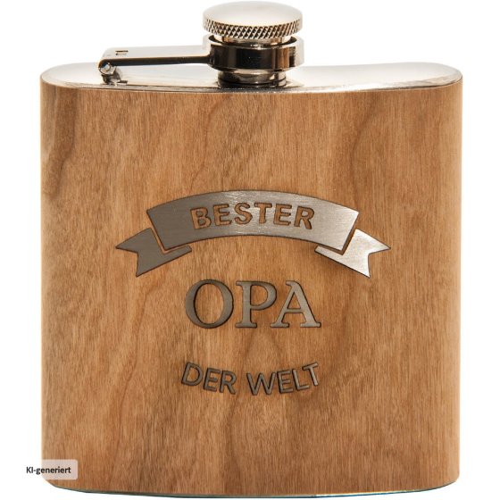 Flachmann Bester Opa der Welt 