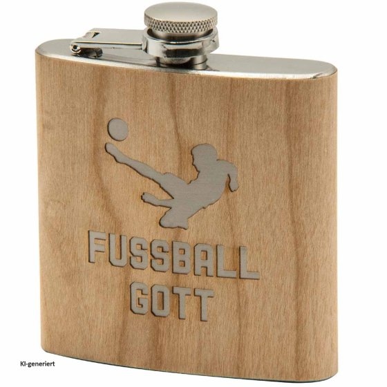 Flachmann Fussballgott 