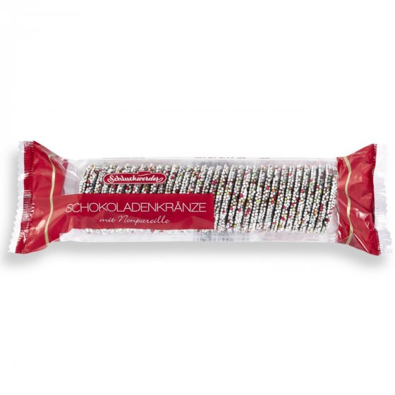 Schluckwerder Schokoladenkränze bunt bestreut mit Nonpareille 200g 