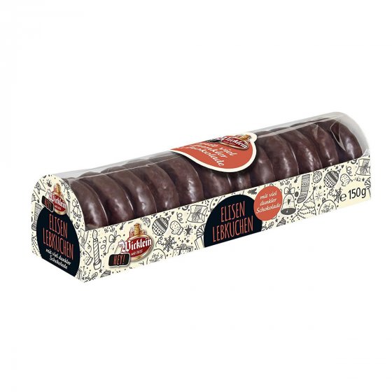 Wicklein Hey Mini Elisen Lebkuchen dunkle Schokolade mit Nuss 150g 