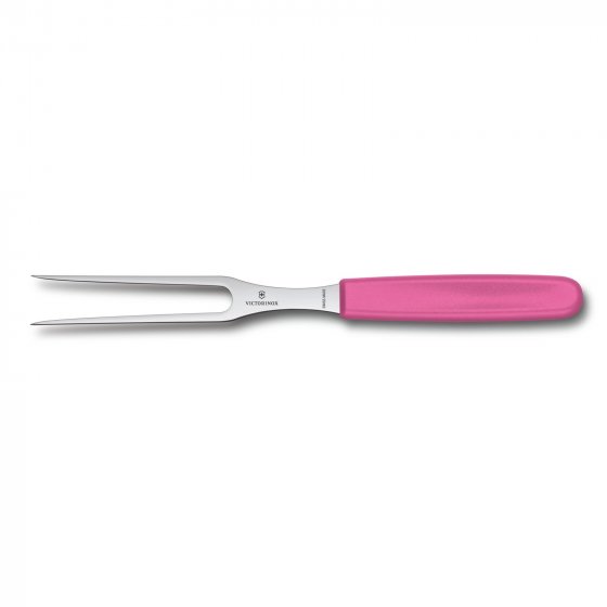 Fleisch- und Bratengabel Swiss Classic Pink