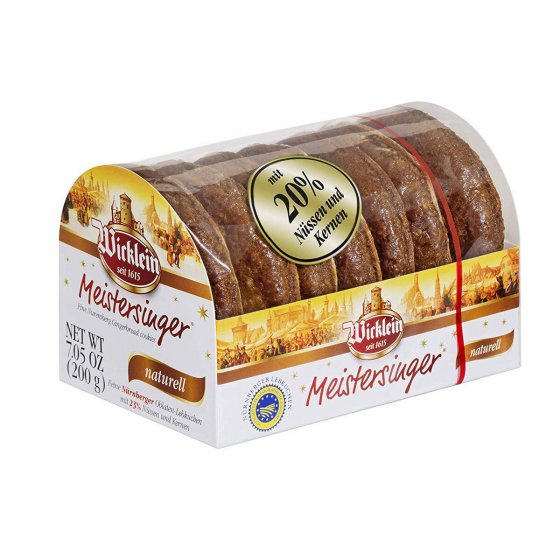 Wicklein Nürnberger Meistersinger Oblaten Lebkuchen naturell 200g 