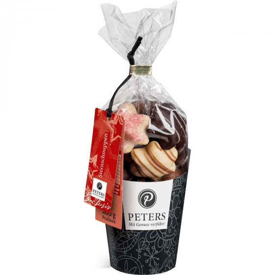 Peters Sternschnuppen Trüffel und Weihnachts Pralinen Mischung 200g 
