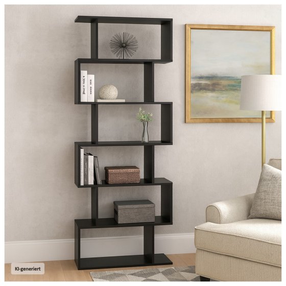 Regal 70x189 Thekla Schwarz 