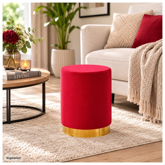 Hocker Reese Velvet Rot 