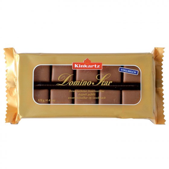 Kinkartz Domino Star Vollmilch Dominosteine doppelt gefüllt 125g 