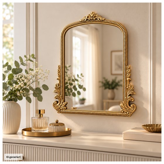 Wandspiegel Ava Gold Barock 