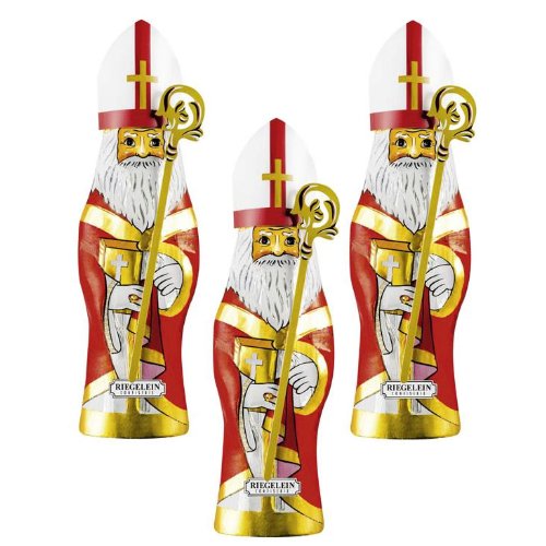 Riegelein St Nikolaus aus Vollmilchschokolade 140g 20er Pack 