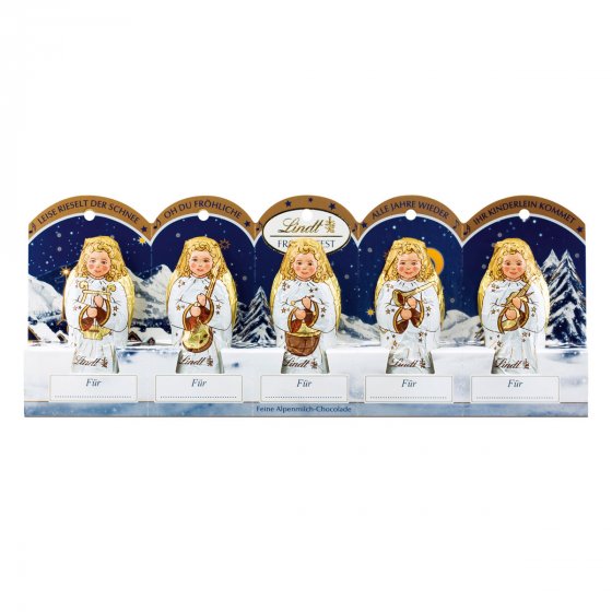Lindt Mini Engel mit Perforation aus Alpenvollmilchschokolade 50g 