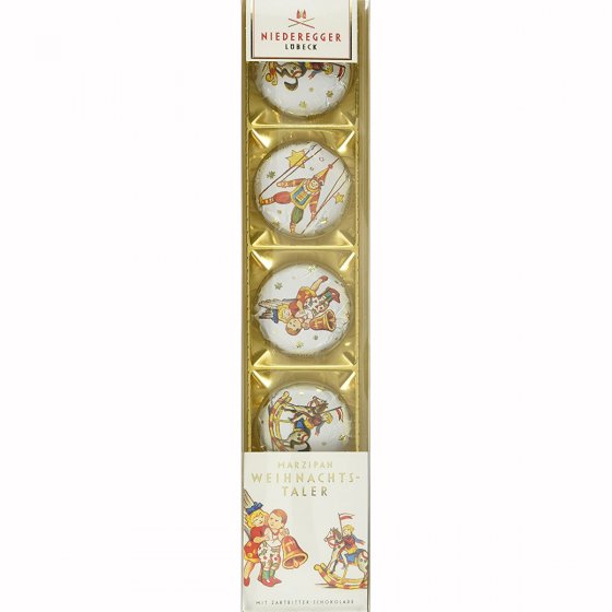 Niederegger Marzipan Weihnachtstaler Marzipan Pralinen 100g 2er Pack 