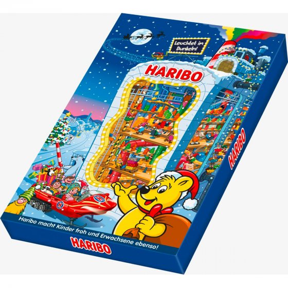 Haribo Adventskalender Allerlei gefüllt mit Mini Fruchtgummis 300g 