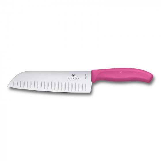 Santokumesser Swiss Classic Pink
