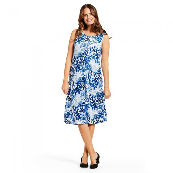 Kleid, blau-weiß 27 27 | blau-weiß