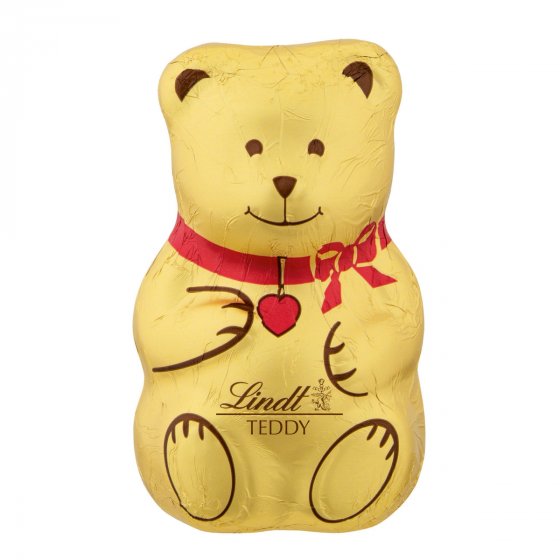 Lindt Schokoladen Teddybär aus Alpenmilchschokolade Hohlfigur 40g 