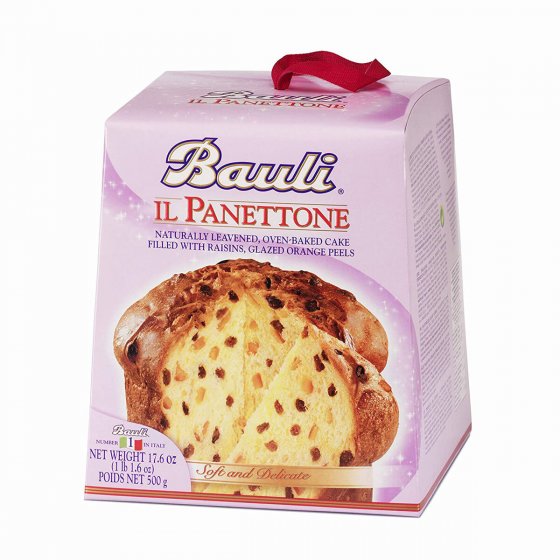 Bauli IL Panettone Classico Hefekuchen mit kandierten Orangen 500g 